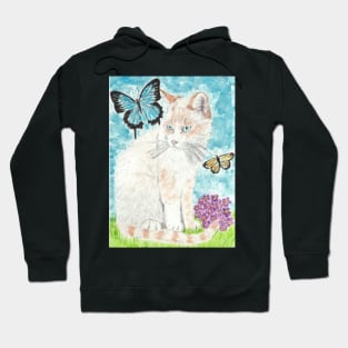 Cute cat butterflies Hoodie